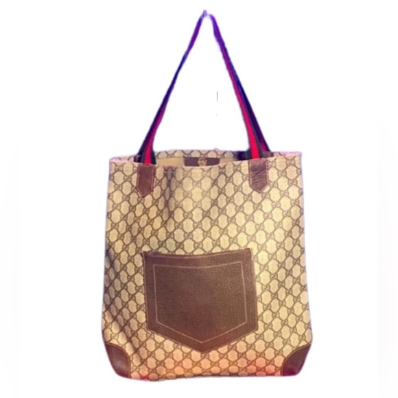 GUCCI Sherry Line Tote Bag, Vintage with COA. EUC - Picture 1 of 10